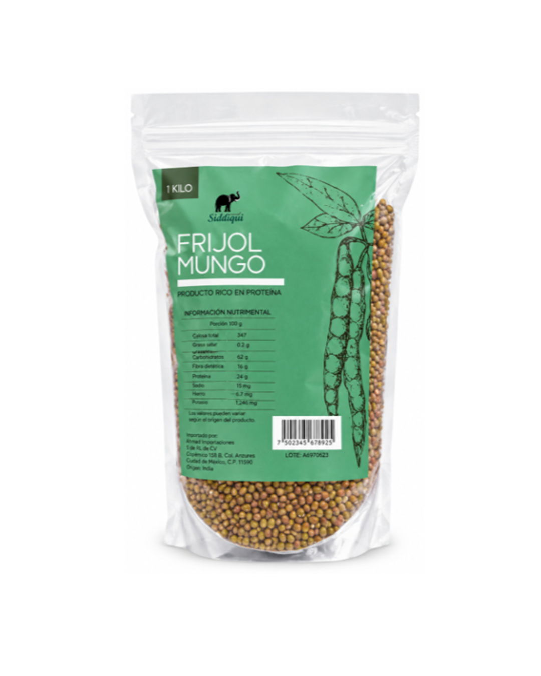 Frijol Mungo 1kg.